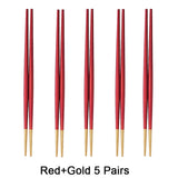 5 Pair Colorful Chopsticks