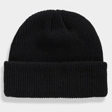 Beanie Solid Fold Hats