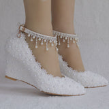women's wedge with large