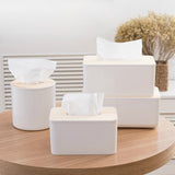 Nordic tissue box wooden l