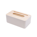 Nordic tissue box wooden l