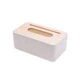 Nordic tissue box wooden l