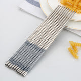 3 Pairs Steel Chopsticks