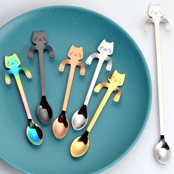 Cute Cat Coffee Spoon