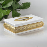 wood paper box Silver