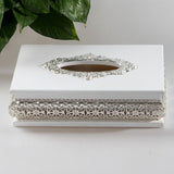 wood paper box Silver
