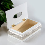 wood paper box Silver