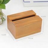 Wood Tissue Box  Napkin